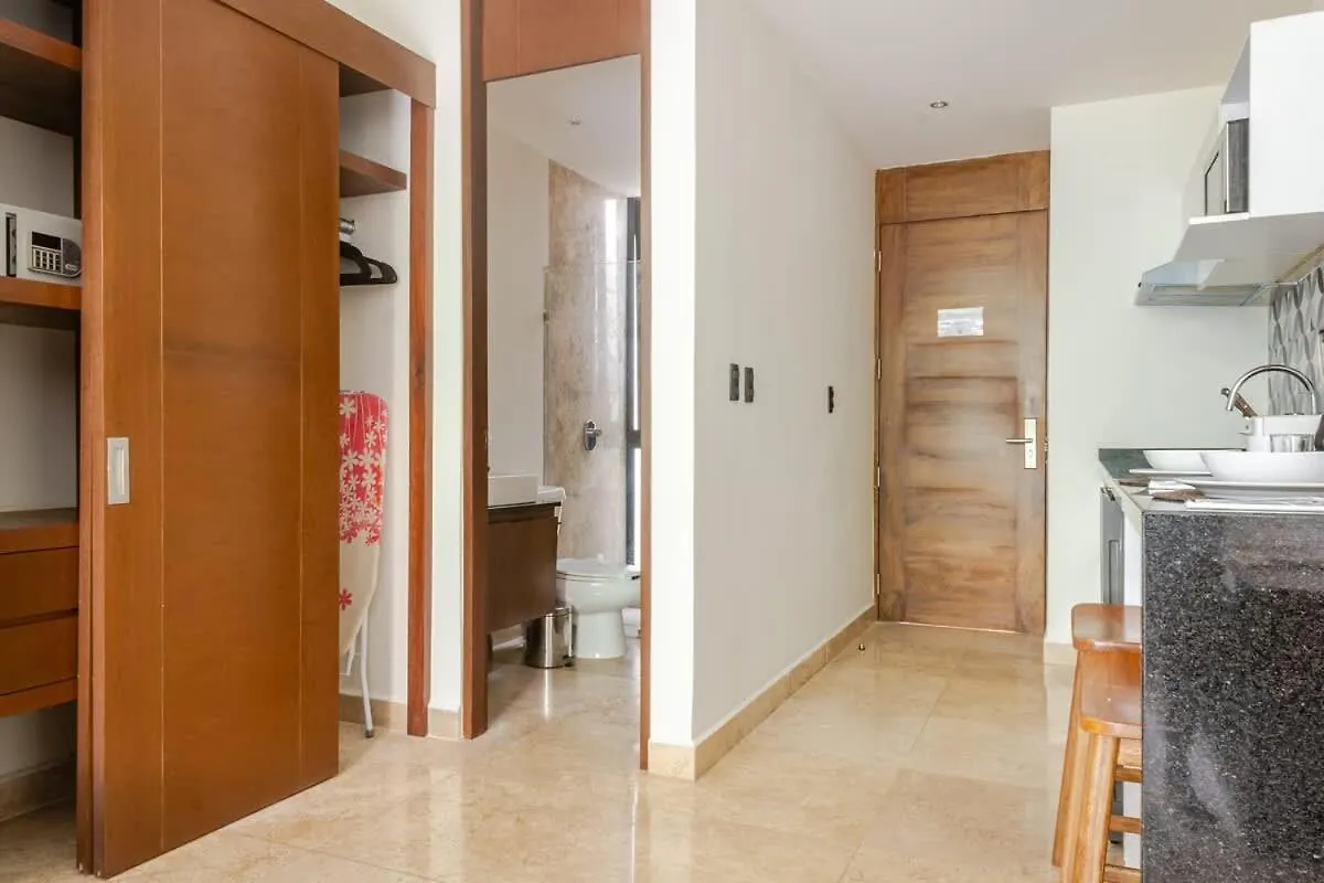 아파트 Central Playa Del Carmen Master Suite With Rooftop Pool And Gym Wifi Free Parking Near Beach 멕시코