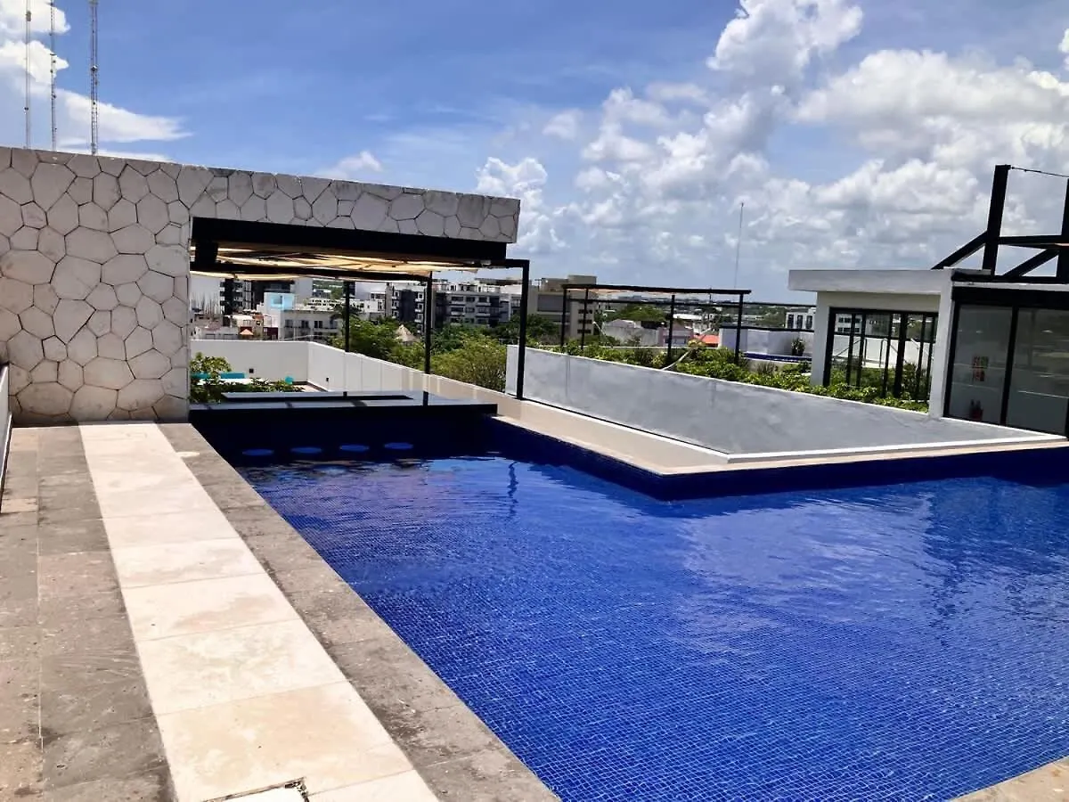 Apartment Central Playa Del Carmen Master Suite With Rooftop Pool And Gym Wifi Free Parking Near Beach Mexico