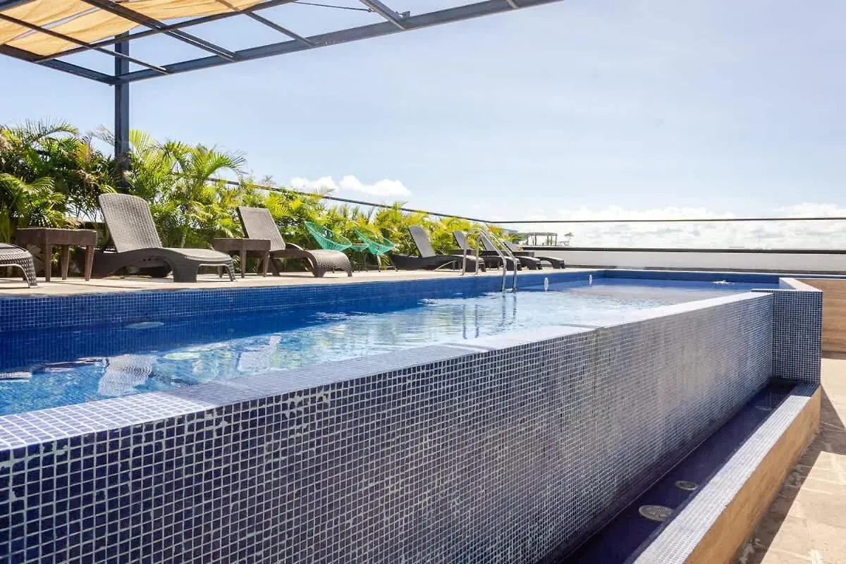 Apartment Central Playa Del Carmen Master Suite With Rooftop Pool And Gym Wifi Free Parking Near Beach